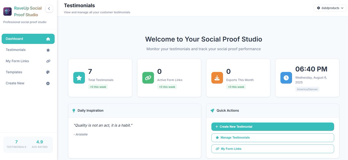 "Raise your hand if you’ve ever paid $30/month for testimonials…* 🙋‍♂️

RaveUp Social Proof Studio (launching Aug 15 on Fazier):

💸 $99 LIFETIME DEAL (until Sep 5—POOF!)

⚡ Real SaaS, real automation

🤯 Or $19/month (still a steal)

Smash that bell—this deal’s evaporating!"