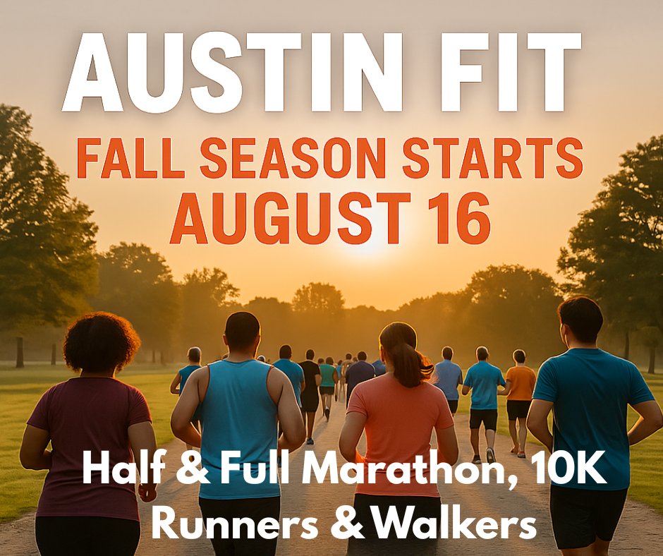 RunAustinFit's tweet image. Fall In Step With a Stronger You - Fall Training Starts August 16 🍂👟 - mailchi.mp/austinfit/fall…
