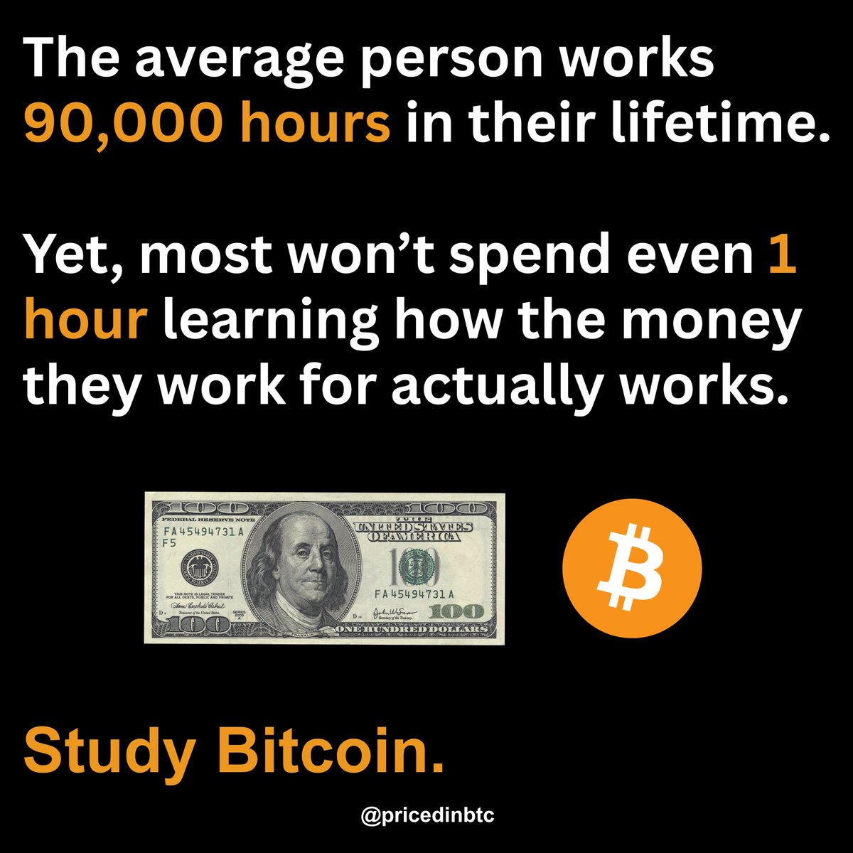 PricedinBTC's tweet image. Study Bitcoin.