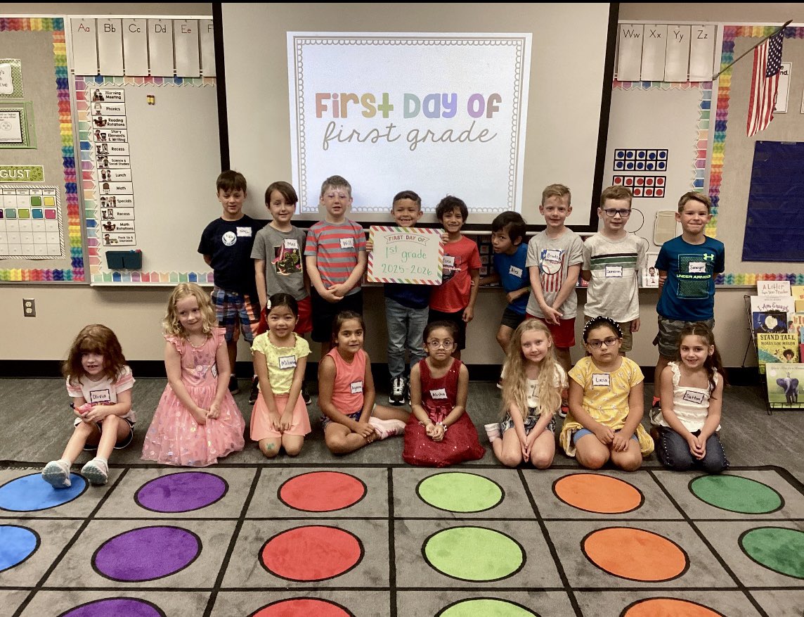 🍎First Day. First grade.🍏