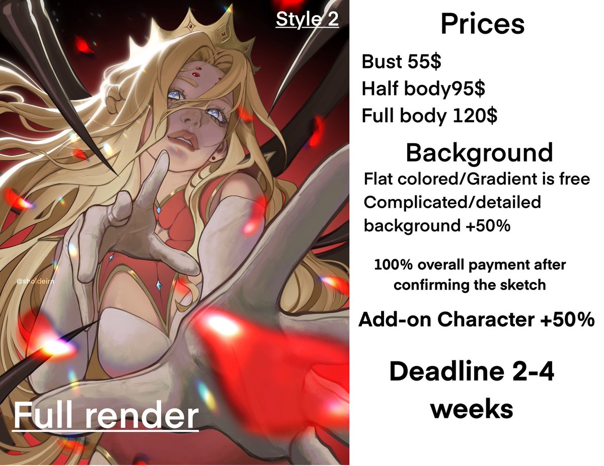 sholdeim's tweet photo. My comms are open for people who are interested! Feel free to dm me here or on artistree^^ https://t.co/Tm0WFSbBCO
#commissionsopen https://t.co/OdEekx0B8E