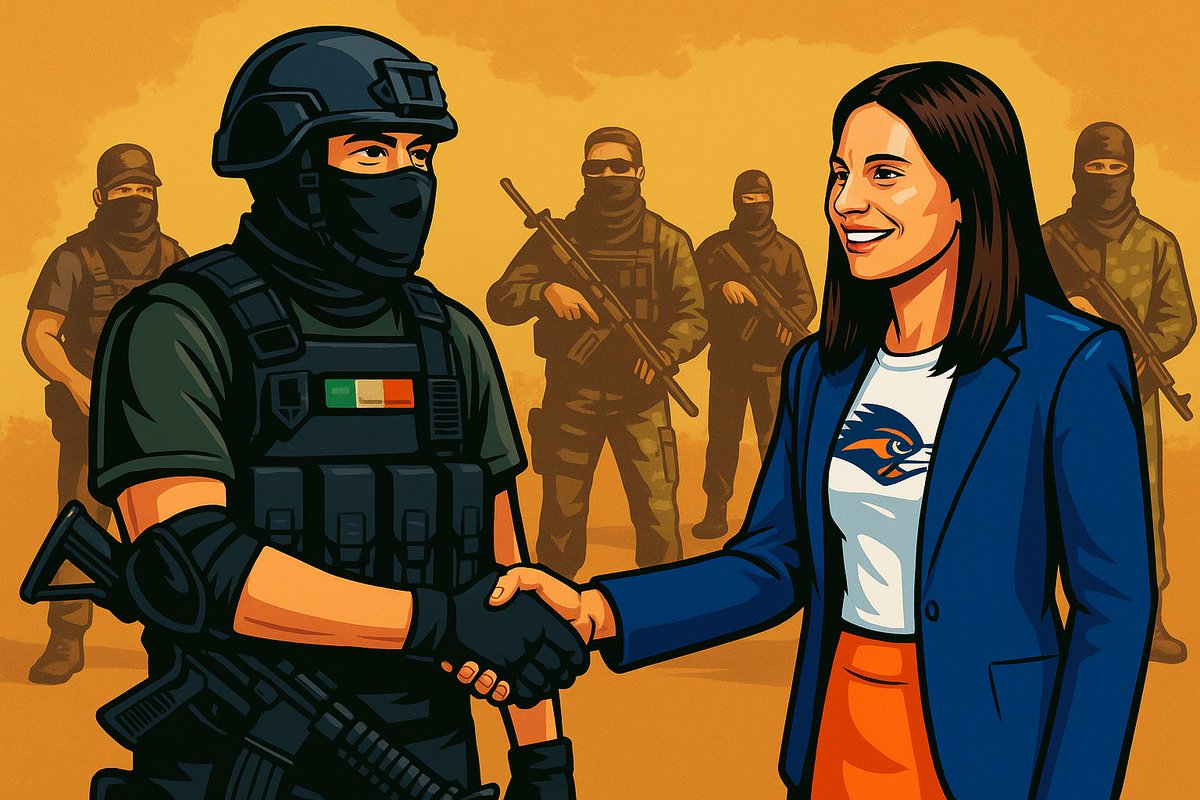 CTESPNAmerican's tweet image. BREAKING: The Mexican Gulf Cartel has committed $100M to UTSA NIL over a 5 yr period. UTSA is also expected to offer the Big 12 conference $1B in exchange for membership.

UTSA is 97% Hispanic and San Antonio is 4 hrs from the Matamoros, Mexico (Gulf Cartel HQ).