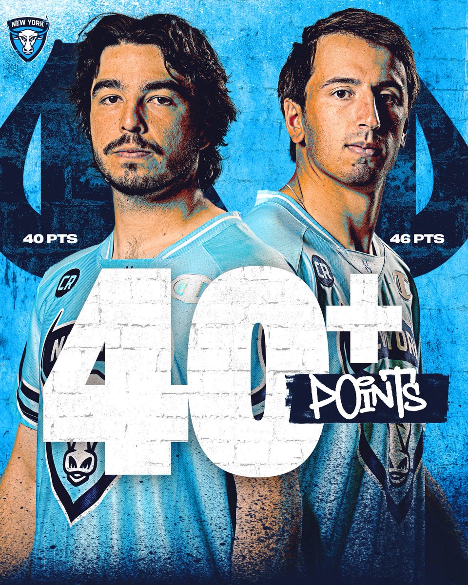 Only the second pair of teammates EVER to score 40+ points in a season 🤯📊