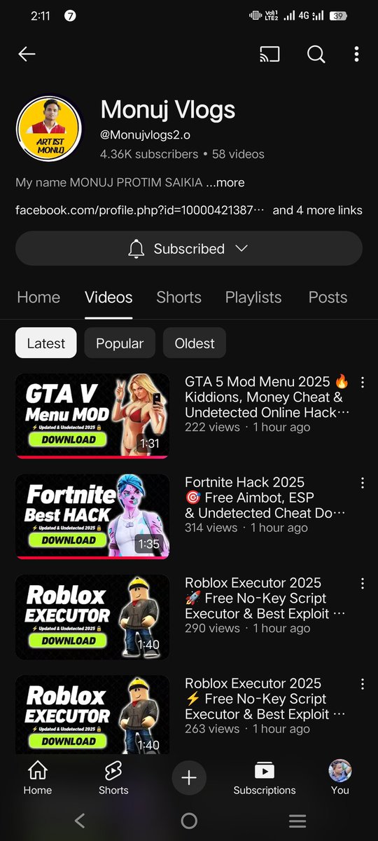 MonujProtim's tweet photo. @TeamYouTube Hello sir It's My Channel Monuj Vlogs with 4.36k Subscribers On YouTube Has Been hijacked and   I lost my full access on my own YouTube channel. So Help Me To Recover My Channel URL- https://t.co/e86DM4BMQq https://t.co/Eu6LBrX0Rx