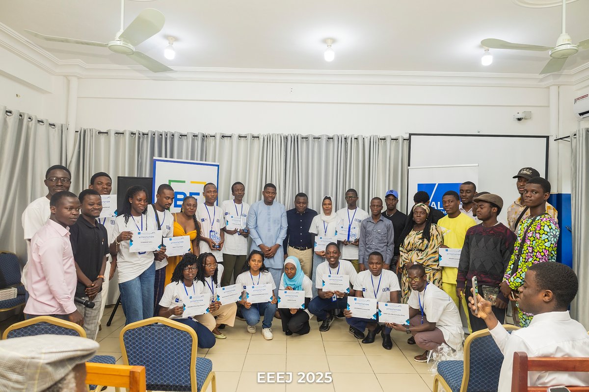ExcellenceBenin's tweet photo. EEEJ 2025, catégorie sénior, une belle histoire qui s'achève, écrite et contée avec des images de la cérémonie de clôture tenue ce samedi 09.08.2025 durant la matinée à Bénin Excellence Cotonou FSS. 🤩⏳📜 https://t.co/LX9vOOlVrg