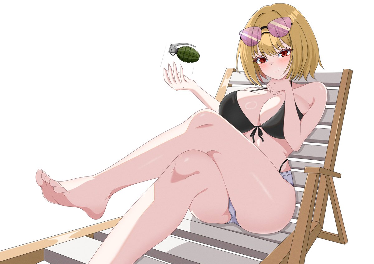 Revz_RoadRacer's tweet photo. Thanks to @HazakyAF for hooking Star up with some beach outfit and some hardware to deal with the staring degenerates. Ya'll better get good at running. https://t.co/IElAhy7ruf
