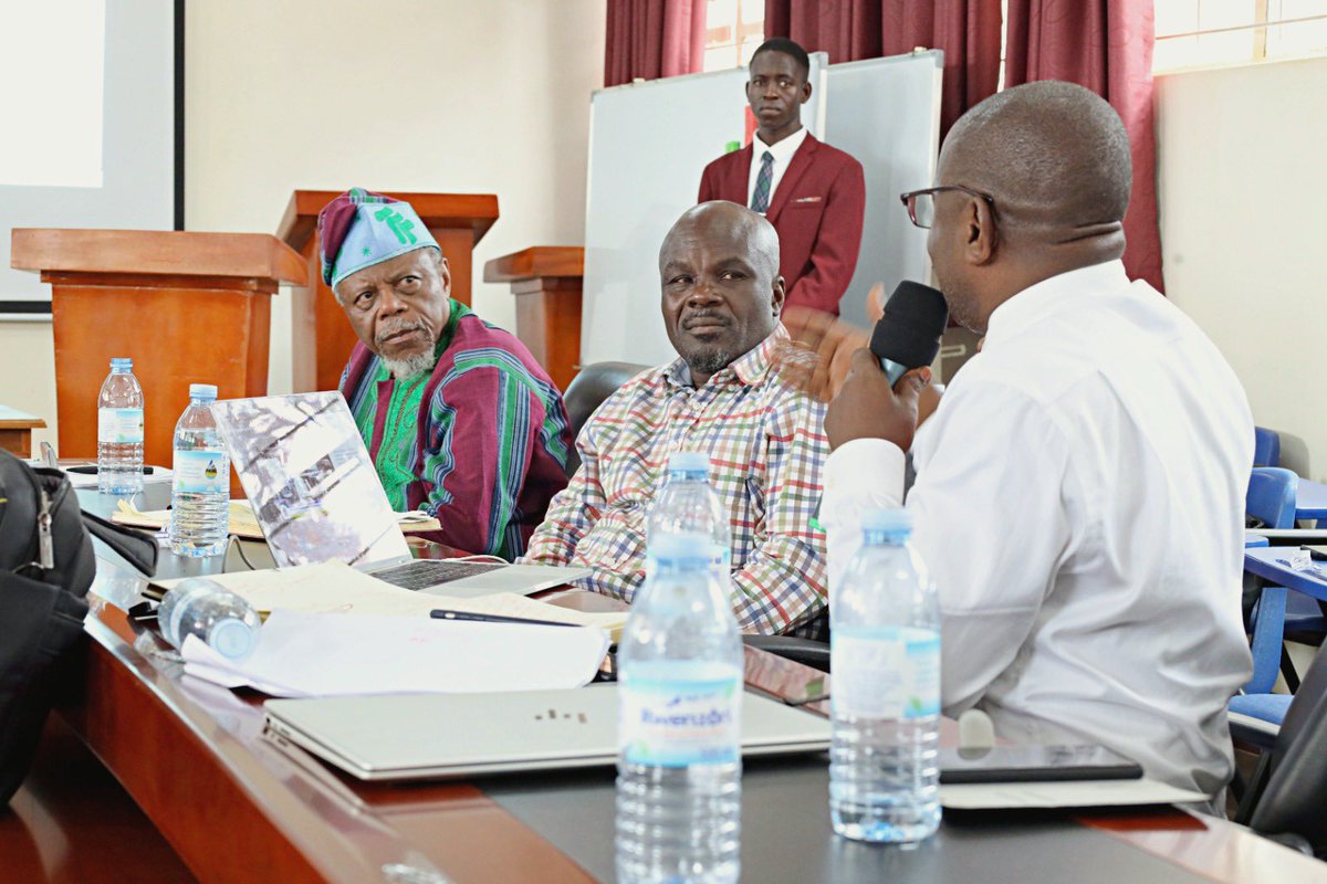 KyambogoHistory's tweet photo. Today we hosted renowned historian Prof. Toyin Falola for the first Kyambogo History Seminar Series lecture of the semester.

Topic: The Limitations of Western Education in Africa. 

Powerful insights. Engaged audience. Big conversations for Africa’s future. https://t.co/mAosiKV074