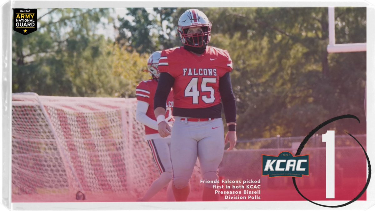 New division, same (predicted) result!
Football Falcons picked first in both KCAC Bissell Division Preseason Polls
tinyurl.com/ytxh74f7