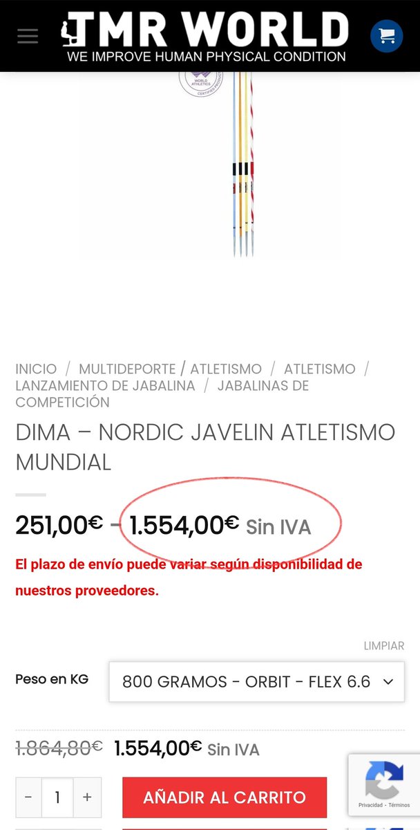 David_Gatsu's tweet photo. Y ojo a las becas que van a recibir estos medallistas europeos!
Con la beca no les da ni para comprar el material acorde a su nivel.
Beca máxima - 1500 € 
Precio de una pértiga - 1800 €
Precio de una jabalina - 1554 € (sin IVA)
Precio de unas zapatillas - 250 €
¿Qué harán? https://t.co/K2M5ZTjKTC