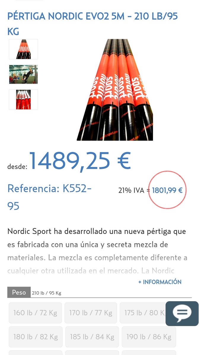 David_Gatsu's tweet photo. Y ojo a las becas que van a recibir estos medallistas europeos!
Con la beca no les da ni para comprar el material acorde a su nivel.
Beca máxima - 1500 € 
Precio de una pértiga - 1800 €
Precio de una jabalina - 1554 € (sin IVA)
Precio de unas zapatillas - 250 €
¿Qué harán? https://t.co/K2M5ZTjKTC