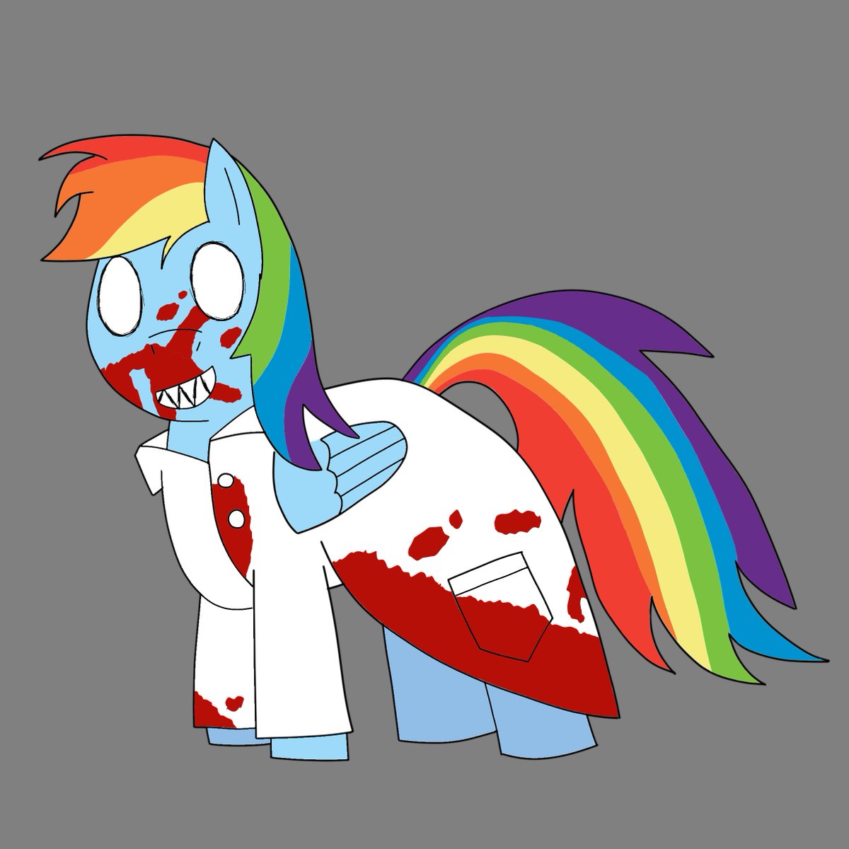 Evil Rainbow Dash