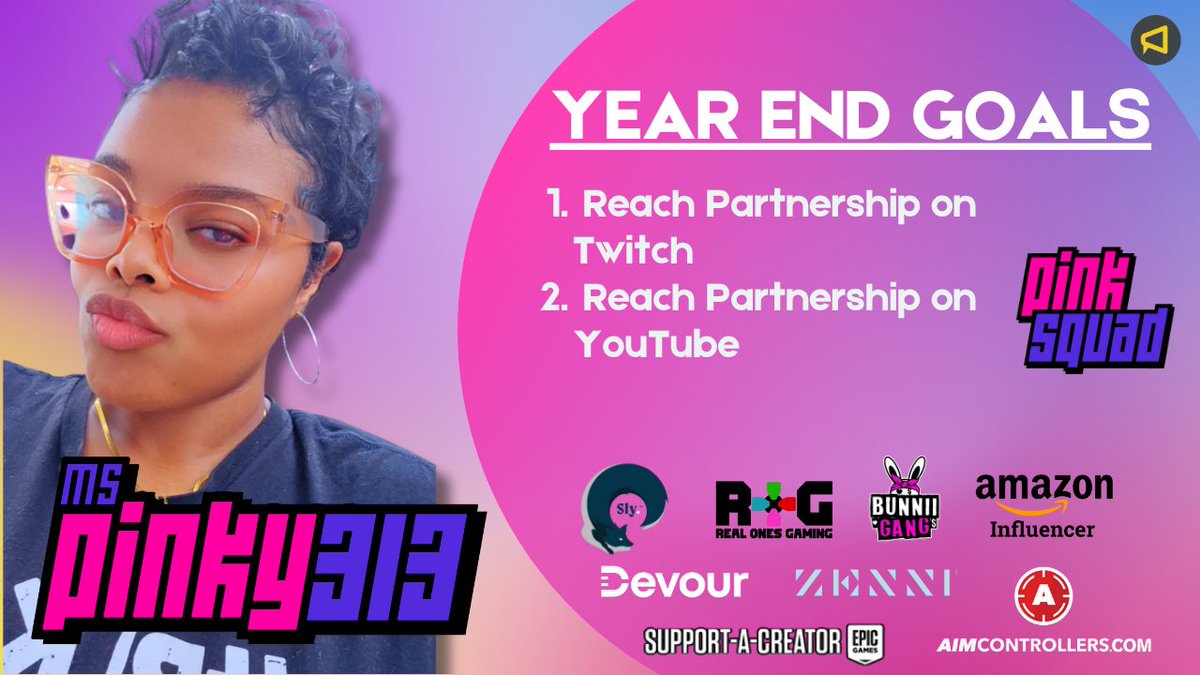 MsPinky313Play_'s tweet image. Hey Friends! I wanted to share our goals for the year! I truly believe that we can beat these goals! Let's get it #PinkSquad!
