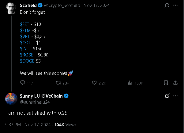 SelfMolotova's tweet photo. Another classic.  
Well played, almost eerie given the timing and chart.  
Buyers of that tweet are down 40%.  
$VET  
#VeChain https://t.co/mZhiFjzCQn