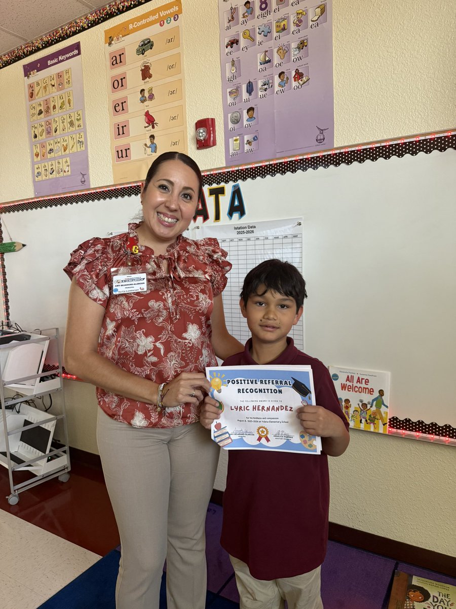 yeswarriors1's tweet image. Shoutout to our YES amazing students! Today, 2 students earned positive referrals for showing kindness, compassion &amp;amp; responsibility! Keep shining ⭐️#warriorpride #SEL #positivereferrals @AmyAlarcon23