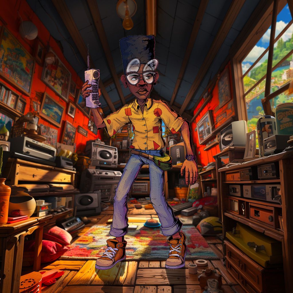 Heres a bit of lore on our Famverse character $Walter 👇🏽

Walter:
The most unassuming member of the FAM, Walter is quiet and shy, but intensely intelligent.
He’s obsessed with science and technology and idolises two people in the world more than
anyone else, his Dad and Bill