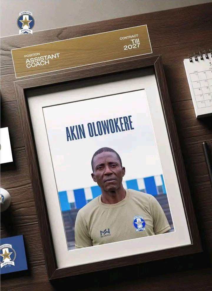 Our thoughts are with Shooting Stars SC on the passing of Assistant Coach Akin Olowore. Rest in peace, Coach. 

🕊️ #RIPAkinOlowore #FootballFamily”