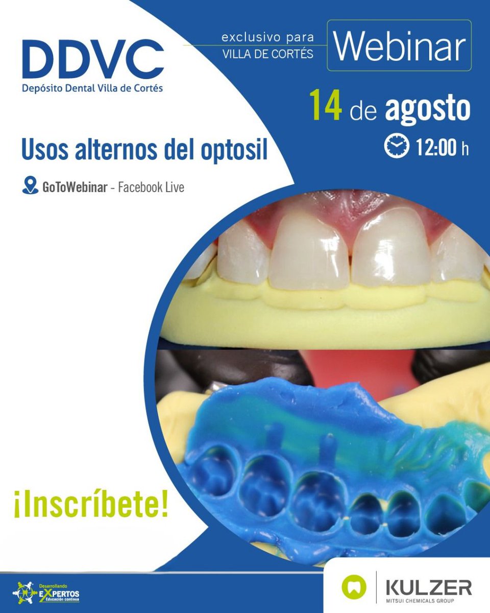 DDVC_MX's tweet photo. Kulzer que pueden transformar tu práctica diaria.
 📆 14 de agosto
🕙 12 hr 🇲🇽
Regístrate GRATIS en este link 👉 https://t.co/ZaP3McP8AN https://t.co/pcM3aJncgk