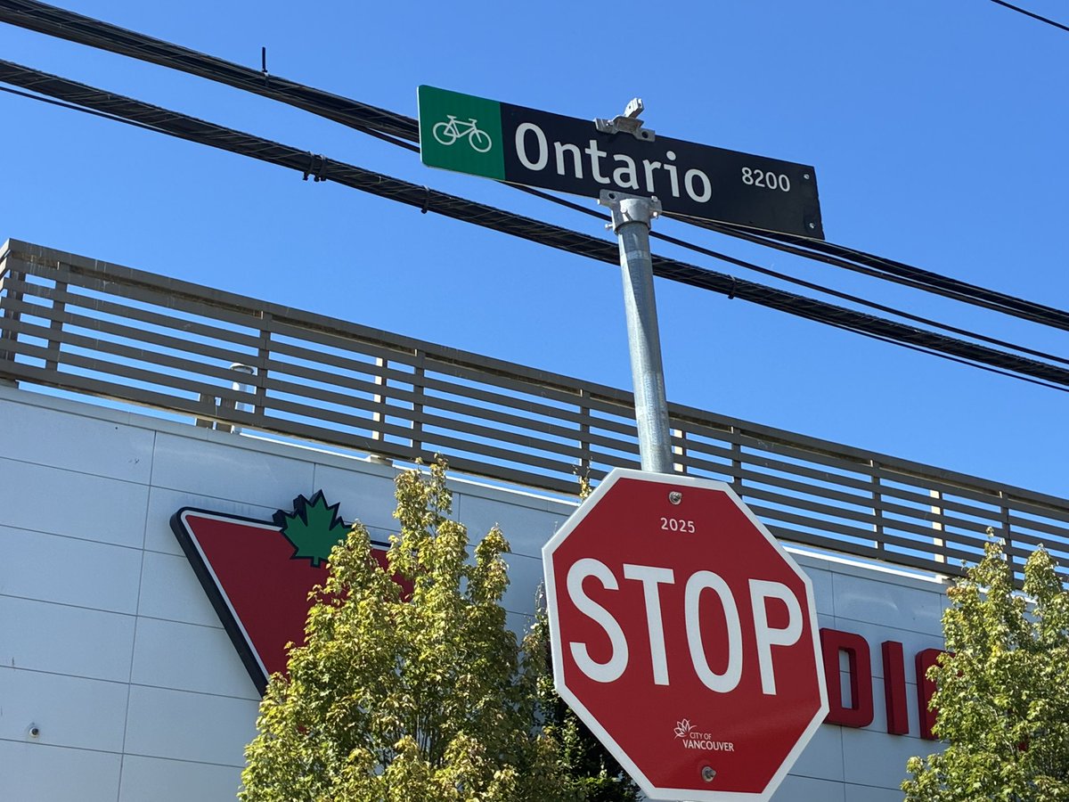Christopher JK Richardson 🇺🇦 李 濟 富 (Li Ji-fù) (@richardsonyvr) on Twitter photo Another missing <a href="/CityofVancouver/">City of Vancouver</a> street sign - Ontario & 69th. Rec room decor ?#BeyondtheCall Another missing <a href="/CityofVancouver/">City of Vancouver</a> street sign - Ontario & 69th. Rec room decor ?#BeyondtheCall