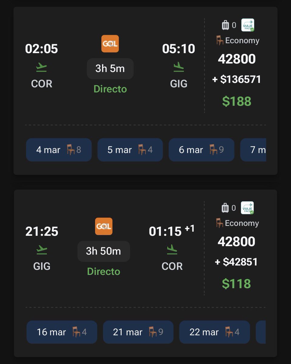 menosmillas's tweet photo. Smiles Week 🔥

Río de Janeiro 🇧🇷

~ 281 usd desde Buenos Aires
~ 306 usd desde Córdoba

Más fechas en https://t.co/EfrQu2P9QA https://t.co/d02leYpfZK