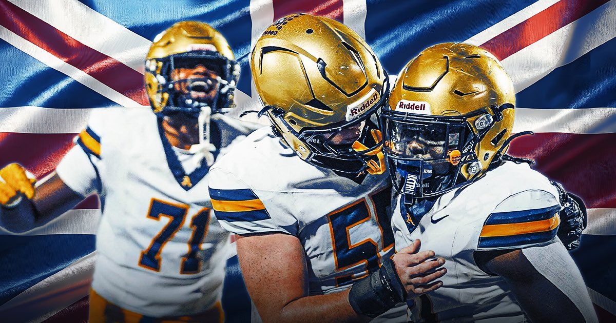 Rivals (@rivals) on Twitter photo NEW: St. Thomas Aquinas (FL) will travel to London to take on NFL Academy on October 8🏈🇬🇧
The game will be held at Tottenham Hotspur Stadium. 
Read: on3.com/rivals/news/st… NEW: St. Thomas Aquinas (FL) will travel to London to take on NFL Academy on October 8🏈🇬🇧
The game will be held at Tottenham Hotspur Stadium. 
Read: on3.com/rivals/news/st…