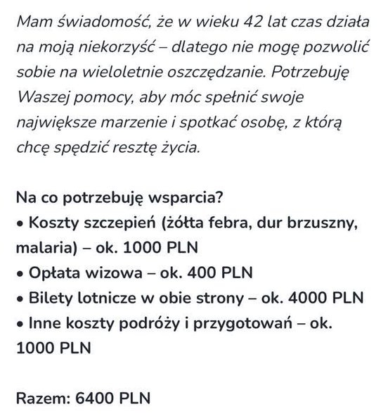 42-latka poznała subsaharyjskiego murzyna na tiktoku i teraz zbiera hajs na wylot do Nigerii.

Bilet w jedną stronę i zakaz powortu do Europy.