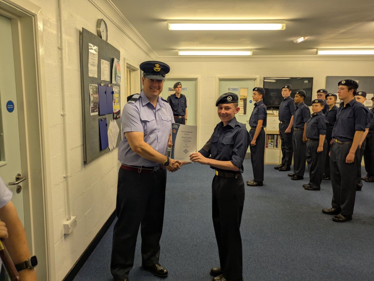 Following on from my post yesterday, whilst at 1000 (Blyth) Squadron I also presented Instructor Lanyards to Sgt Miller-Hall and Sgt Whitehead who have previously sat their assessment and have reached the pinnacle of their learning journey within the RAFAC.

At the opposite end