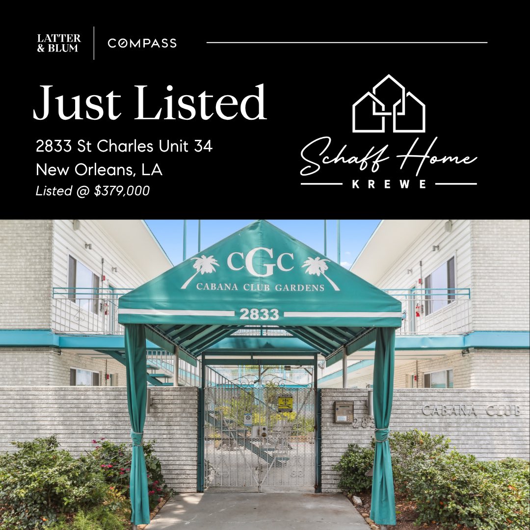 jaredbriley's tweet photo. 🏡 New Listing in New Orleans! Check out this gorgeous 2-bed, 2-bath condo on St Charles Ave! Modern luxury meets historic charm. Steps from the best of the city. Don’t miss out! #NewListing #NOLARealEstate #StCharlesAve

Offered at $379,000 https://t.co/nNOg9SpMPZ