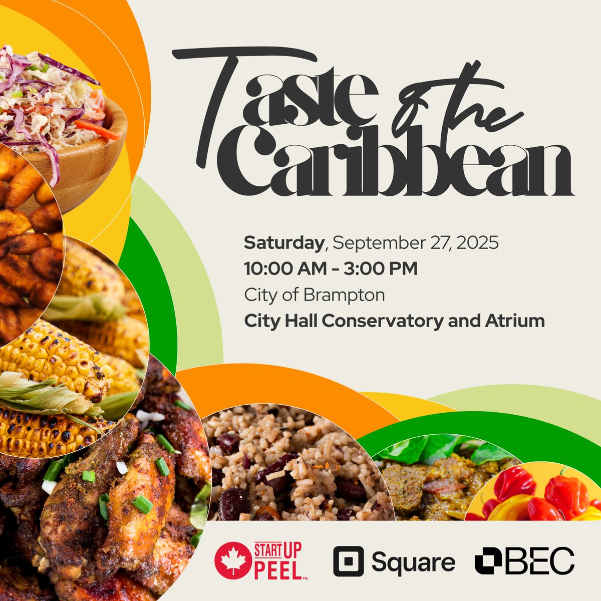 Startup Peel (@startup_peel) on Twitter photo Join us for Taste of Caribbean during Sept.27 <a href="/CityBrampton/">City of Brampton</a> #FarmersMarket ! Interested in being a food vendor? Register today! forms.gle/dCdDGxgV1sn5R5… <a href="/Square/">Square</a> <a href="/BECBrampton/">Brampton Entrepreneur Centre</a> <a href="/IDEAmississauga/">IDEA Mississauga</a>
#Cuba #TrinidadandTobago #Jamaica #Colombia #Honduras Join us for Taste of Caribbean during Sept.27 <a href="/CityBrampton/">City of Brampton</a> #FarmersMarket ! Interested in being a food vendor? Register today! forms.gle/dCdDGxgV1sn5R5… <a href="/Square/">Square</a> <a href="/BECBrampton/">Brampton Entrepreneur Centre</a> <a href="/IDEAmississauga/">IDEA Mississauga</a>
#Cuba #TrinidadandTobago #Jamaica #Colombia #Honduras