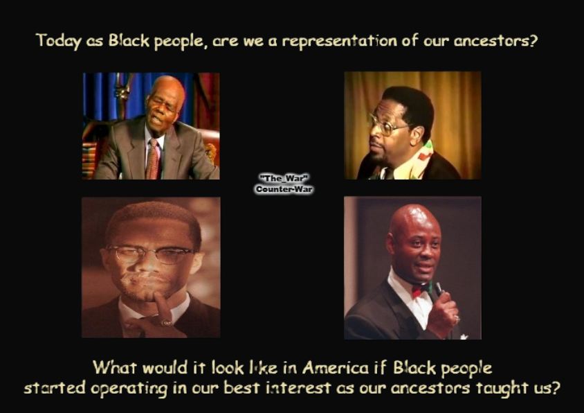 ♟️ As long as we operate in the best interest of the colonizer, we will forever be Black captives and prisoners of war_