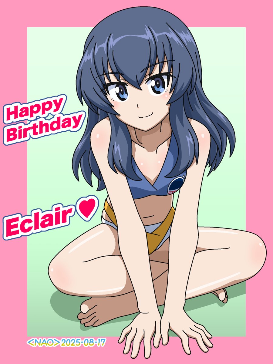 naotosi_ap's tweet photo. ガルパン GuP garupan のエクレールですわ♪ 8月17日がエクレール生誕祭、今日がエクレール生誕祭2025ですわー😇 https://t.co/n8GYEFPdxL