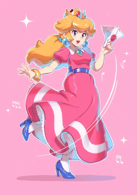 PEACH MONTH - DAY 11 First day in the city and she saw that one dress she fell in love with at the first sight… I wonder why… #PeachMonth2025 #PeachMonth