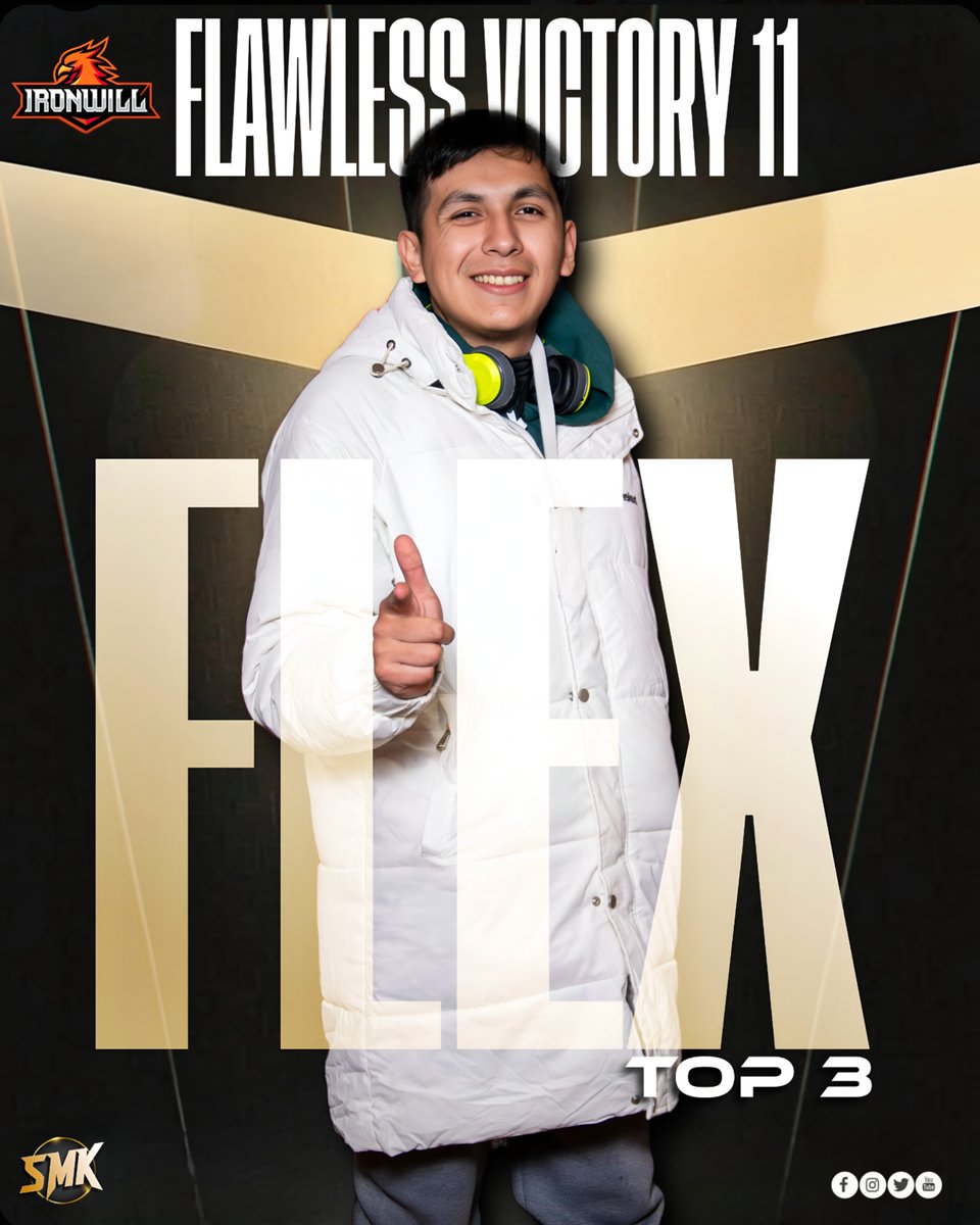 SOMOSMORTAL's tweet photo. Top3 Para SMK | FLEX !! TORNEO Flawless Victory 11 Organizado Por @IronwilleSports
.
.
.
.
.
#MortalKombat1 #mk #mk1 #smk #sudamericano #mortalkombat #gosmk #launionhacelafuerza https://t.co/85WIAiM7bT