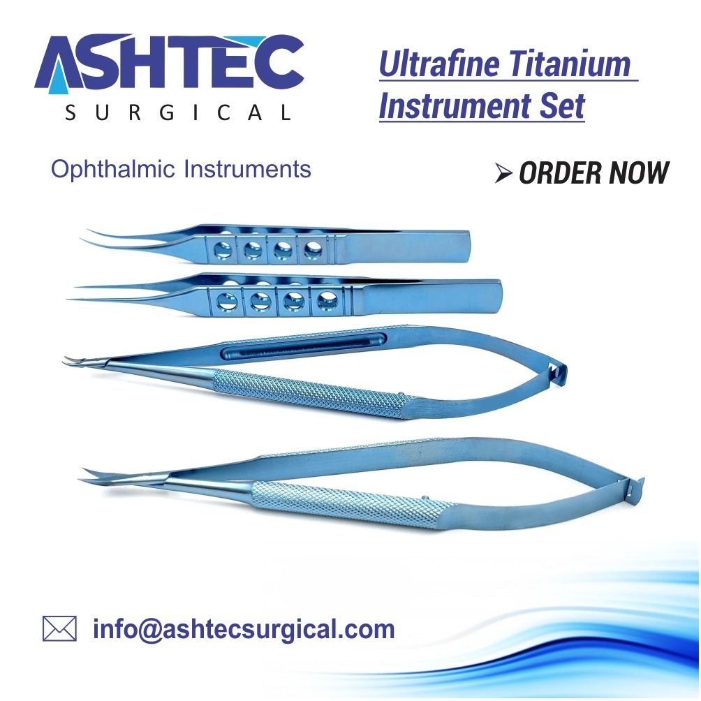 ashtec_surgical's tweet image. Ophthalmic Titanium Micro Instruments Set –
Precision. Durability. Comfort.

By Ashtec Surgical, Sialkot 🇵🇰
📧 info@ashtecsurgical.com | 
🌐 ashtecsurgical.com

#OphthalmicInstruments #TitaniumInstruments #EyeSurgeryTools #MicroSurgery #SurgicalInstruments #AshtecSurgical