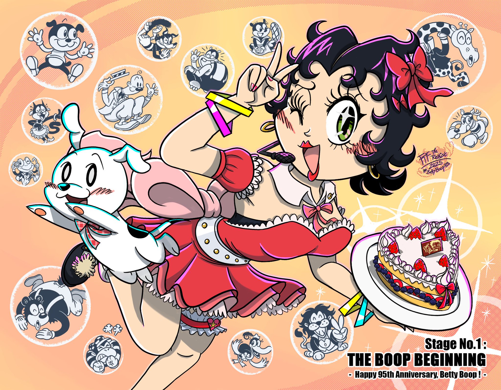 1995年 Betty Boop ベティー BETTY BOOP ベティーブープ ベティブープ ベティちゃん 生誕95