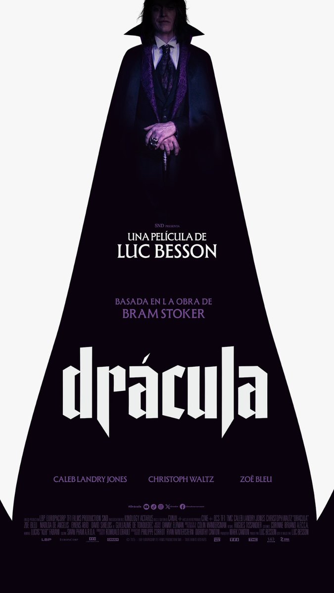Tengo 10 pases dobles para que mañana te lances a la premiere de #Drácula de Luc Besson.
Da RT a este post y manda a eldannypremios@gmail.com tu nombre completo y captura de que nos sigues en nuestras redes sociales: linktr.ee/eldanyboss.