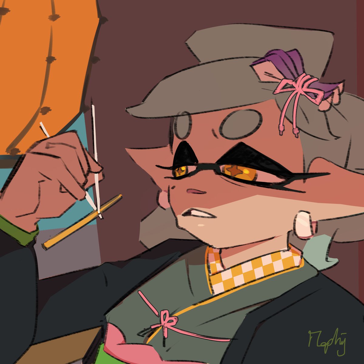 Marie at the outpost while Agent 4 are fighting for their life in the trenches