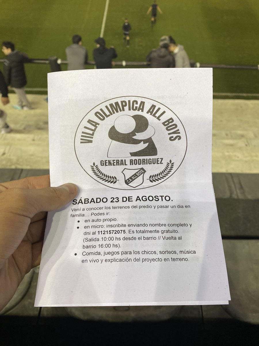 Buena iniciativa de la gente de <a href="/VillaOlimpicaAB/">Villa Olímpica All Boys</a>