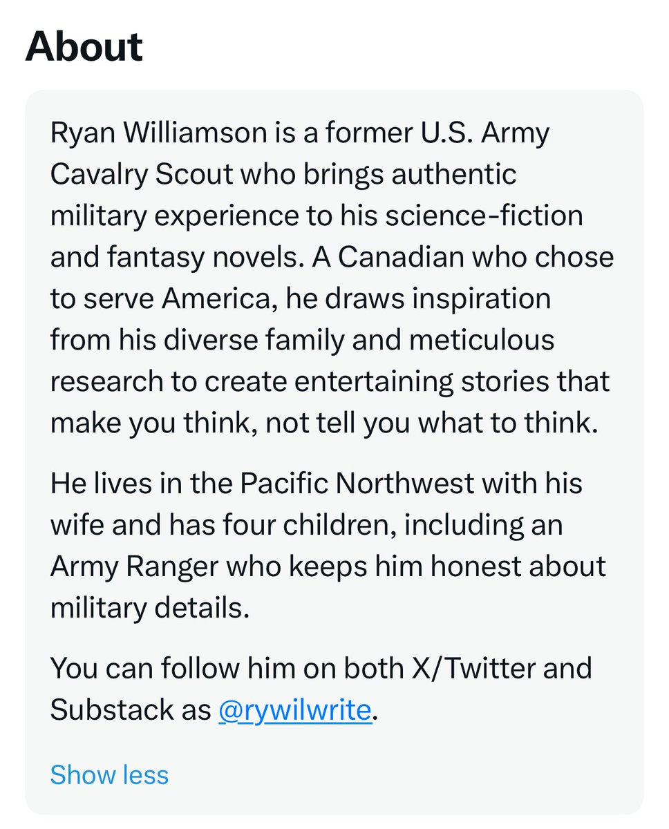 Bios are always hard, but I like this new one.