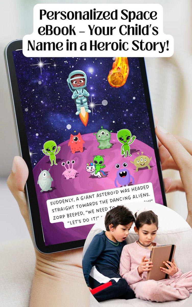 Frantasiesx's tweet image. Make your little one the hero of their very own Personalized Animated Space Book 🌌.
📲 Instant digital delivery
🌟 Perfect for birthdays &amp;amp; unforgettable gifts

etsy.com/ca/listing/434…

#PersonalizedKidsBook #SpaceAdventure #AnimatedBook #PersonalizedGift #DigitalStorybook #Space