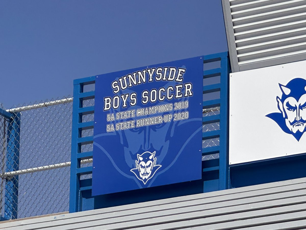 Sunnyside High School’s new press box at the football stadium! Long time coming. The stadium also has a brand new sound system.