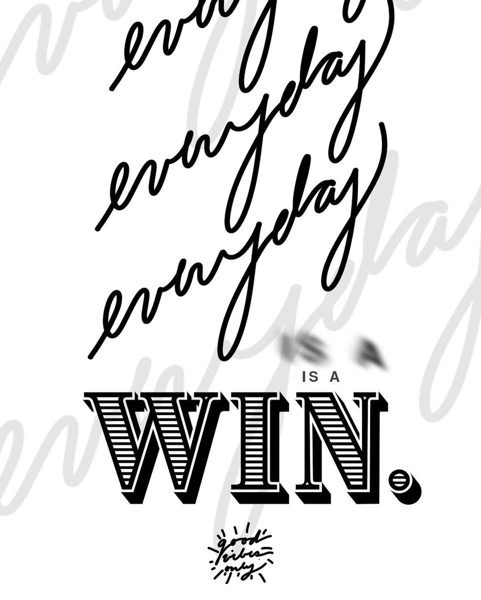 Everyday is a win!!! 😀🙌 #GoodVibesOnly #DarnellLevine