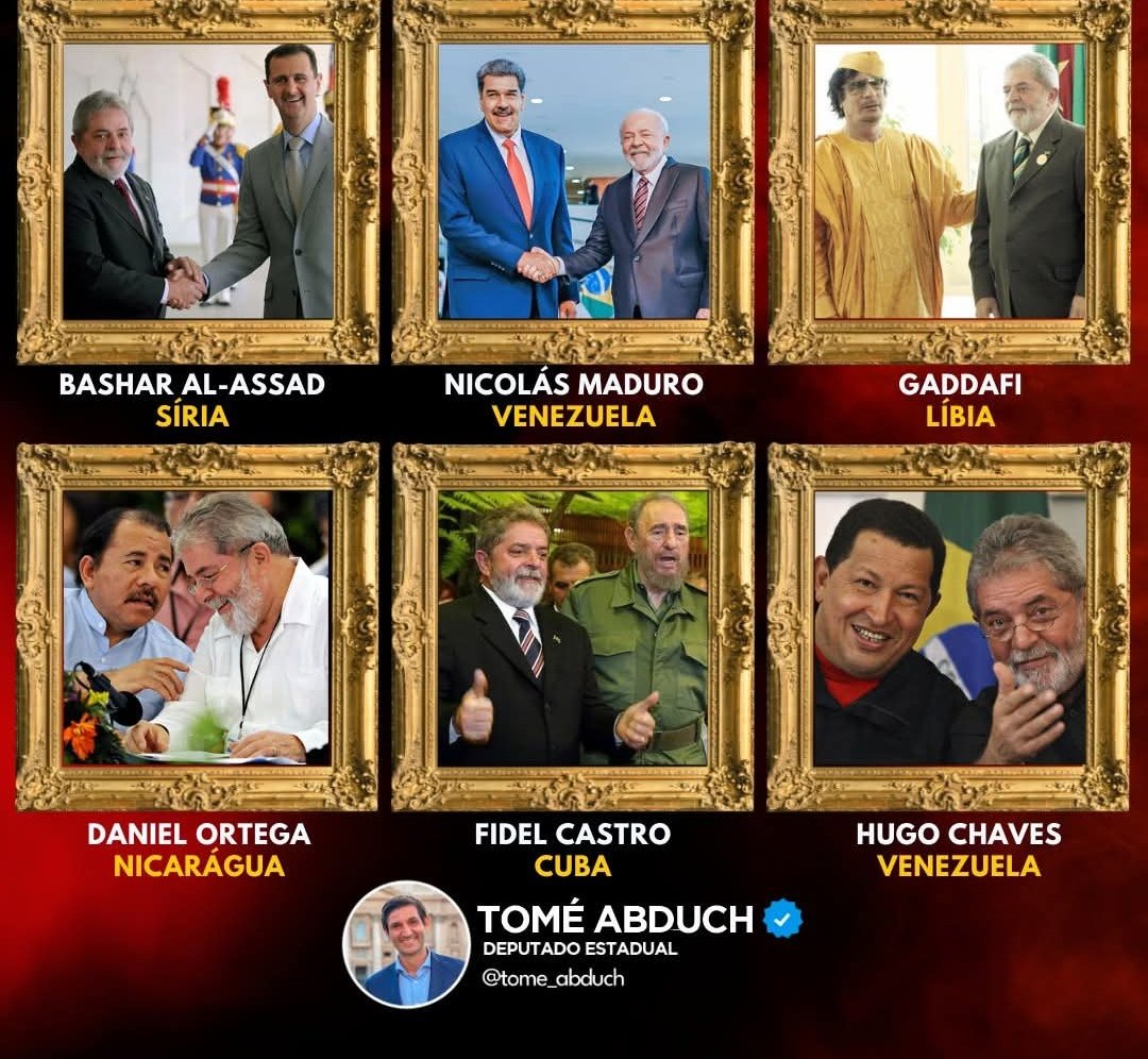 misteriouspavao's tweet photo. A justiça não quer que mostre que Lula fique ao lado de ditadores, porém uma imagem vale mais que mil palavras https://t.co/VeU3rMxEE6