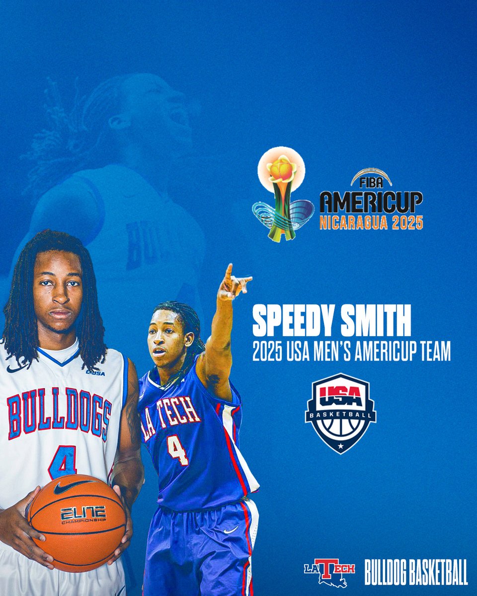 Bulldog Basketball ๐ถ๐ (@latechhoops) on Twitter photo Bulldogs around the world ๐
Former great <a href="/SpeedySmith_/">Speedy Smith</a> is headed to Nicaragua to play for <a href="/usabasketball/">USA Basketball</a> ๐บ๐ธ
๐ฐ tinyurl.com/SpeedySmith Bulldogs around the world ๐
Former great <a href="/SpeedySmith_/">Speedy Smith</a> is headed to Nicaragua to play for <a href="/usabasketball/">USA Basketball</a> ๐บ๐ธ
๐ฐ tinyurl.com/SpeedySmith