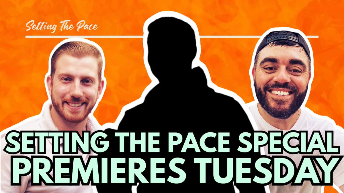 Pace Setters, we’re coming back tomorrow for a special episode with a VERY special guest