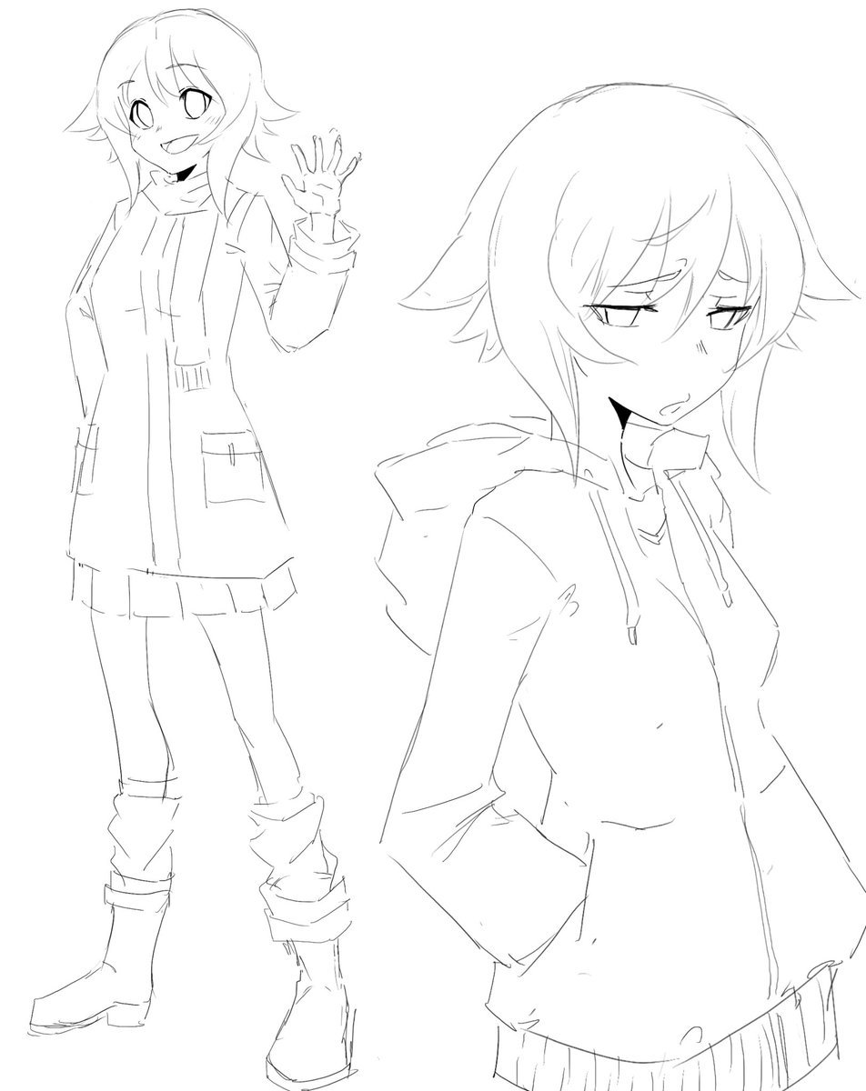 Serika doodles before I head to sleep