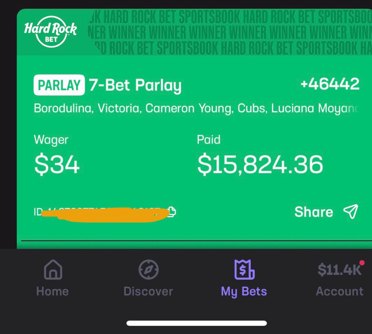 simulationchess's tweet image. I hit another 5 figure parlay. 2 of them within 30 days. Will, once again, be buying many shares of AMC. Not spiritual, and don't like religion.. but I prayed to whomever, bc my family and I are trying to get a home. He answered. Idk man. This is a blessing. I can't believe it.