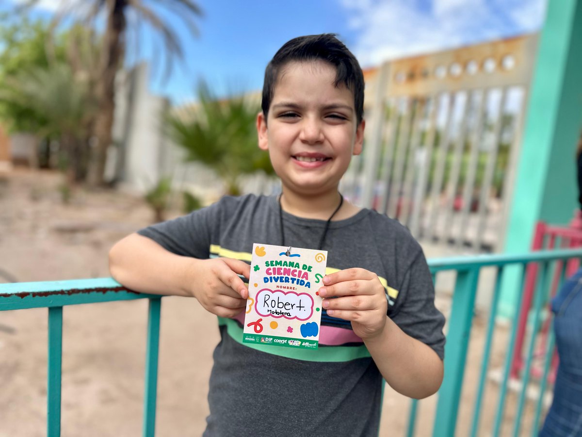Inició la Semana de Ciencia Divertida en el Parque Infantil DIF Sonora, donde niñas y niños experimentan, descubren y aprenden jugando. Una experiencia que despierta su curiosidad y amor por el conocimiento.
#SeguimosTransformando