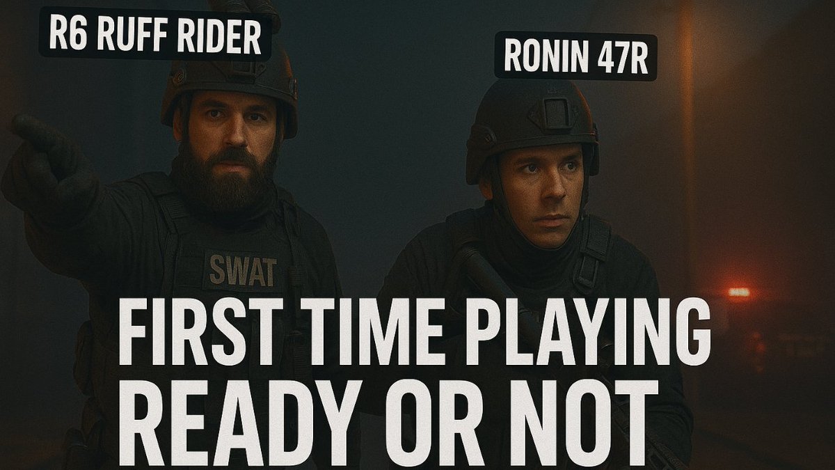 RONIN_47R's tweet photo. My first time ever playing Ready or Not!
In this intense co-op mission, my teammate R6 Ruff Rider walks me through the ropes — from tactical planning to heart-pounding room clears. https://t.co/bToyHlZUHD https://t.co/jw74EcrMHt