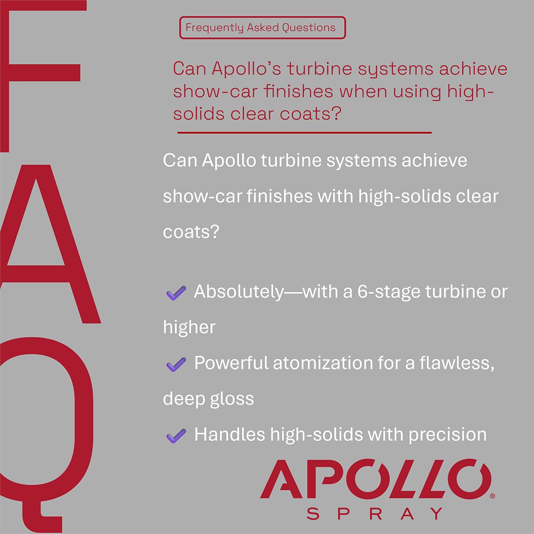 ApolloSprayers's tweet image. Your finish is only as good as your turbine. Apollo ensures it’s nothing less than show-stopping!!
