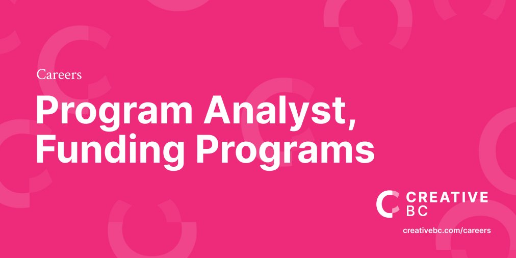 creativebcs's tweet image. We're Hiring! Analyst, Funding Programs (Interactive Digital Media)

Apply now and see all job postings: creativebc.com/careers/